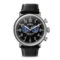 Runwell Chronograph Watch - Glossy Black