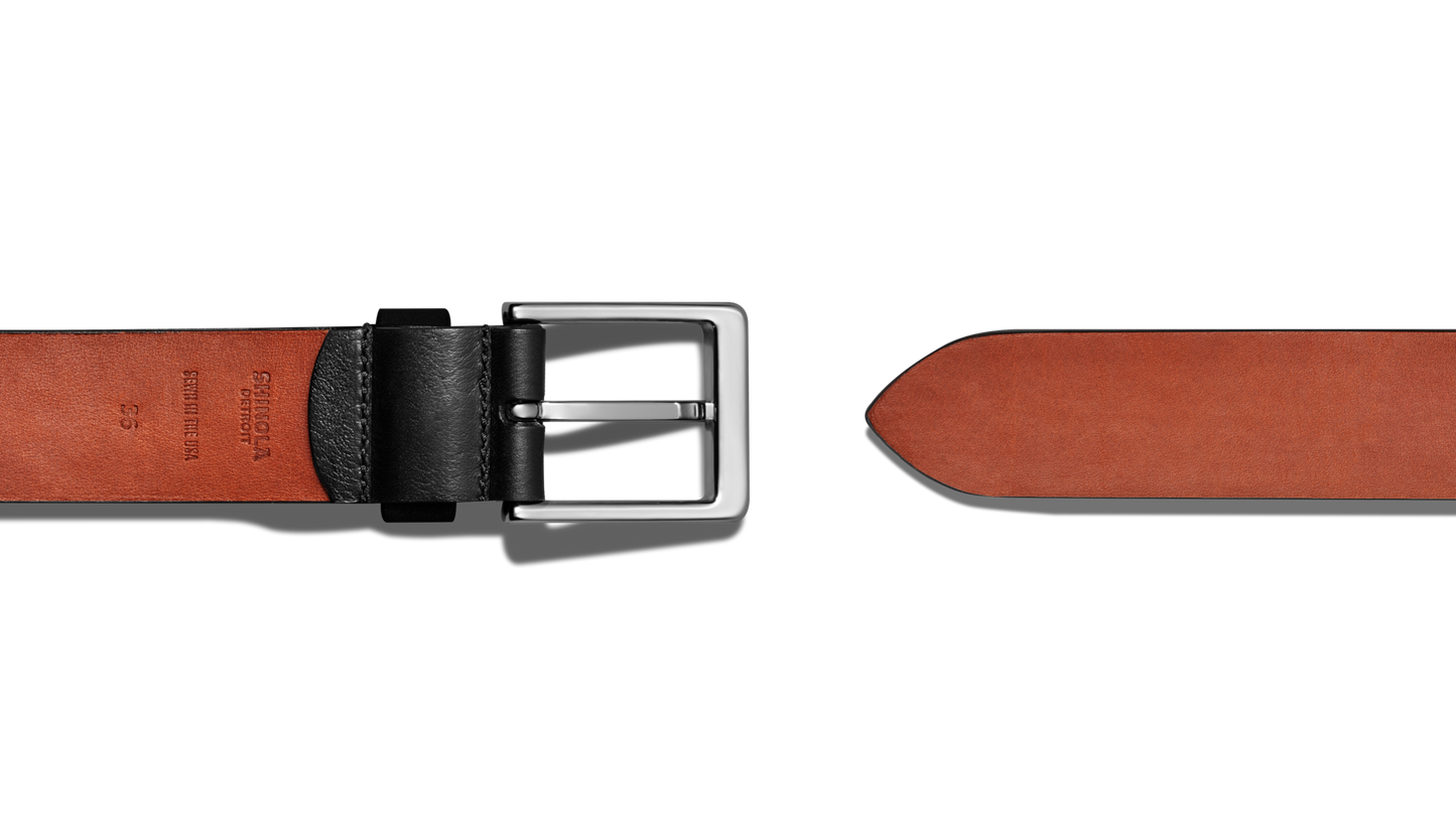 Lightning Bolt Keeper Belt - Black