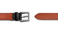 Lightning Bolt Keeper Belt - Black