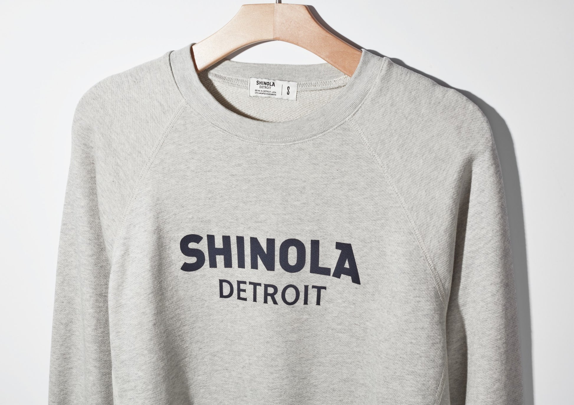 Shinola Logo Sweatshirt - Heather Gray