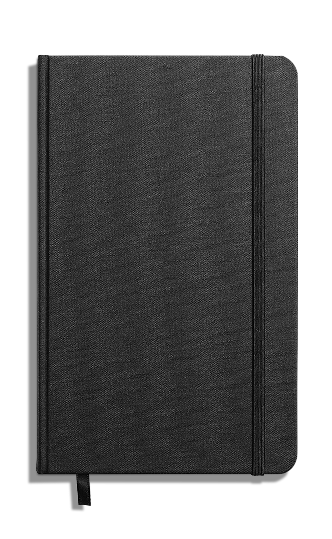 Medium Hard Ruled Journal - Black