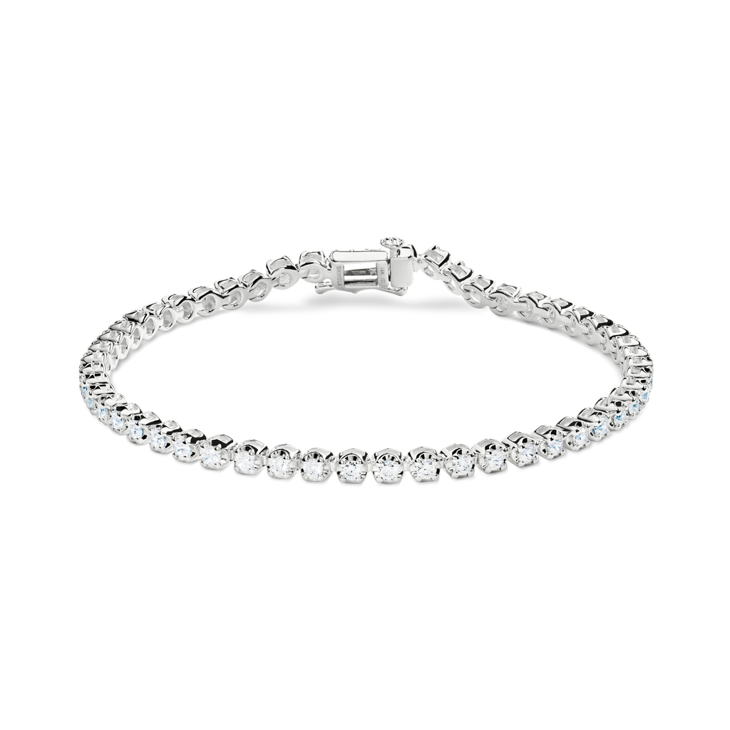 2 Carat 7" Diamond Tennis Bracelet White Gold