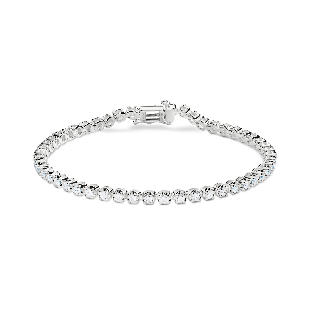 1.84 Carat 6.5" Diamond Tennis Bracelet - White Gold