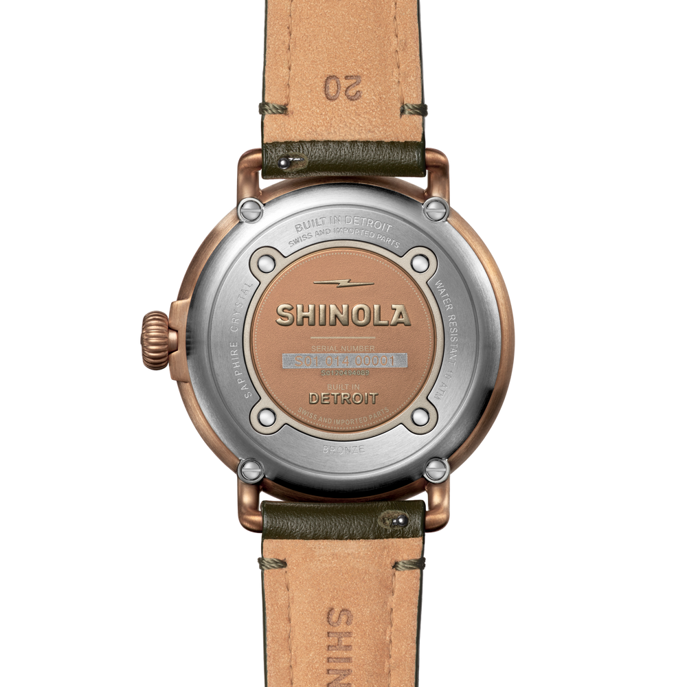 Bronze Runwell Watch - Dark Olive