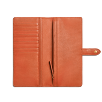 Continental Snap Wallet - Rust