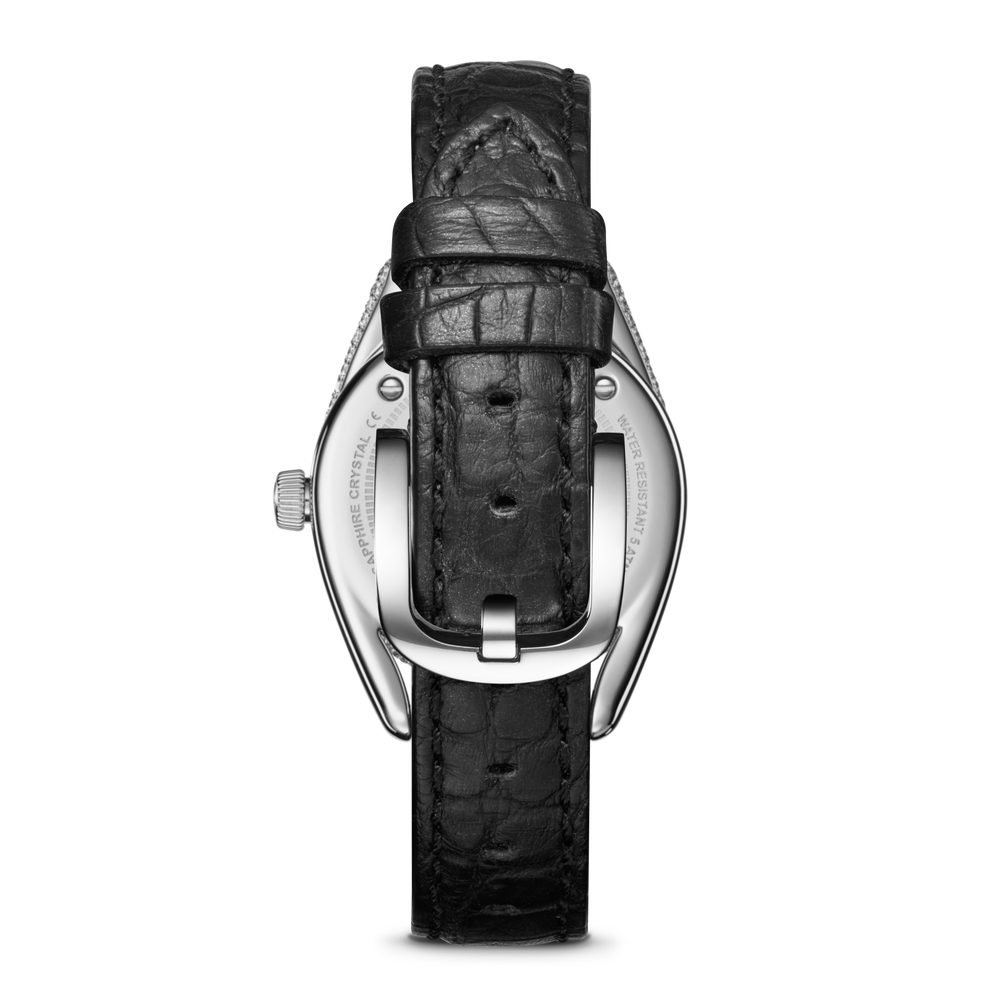Diamond Derby Watch - White Mother of Pearl
