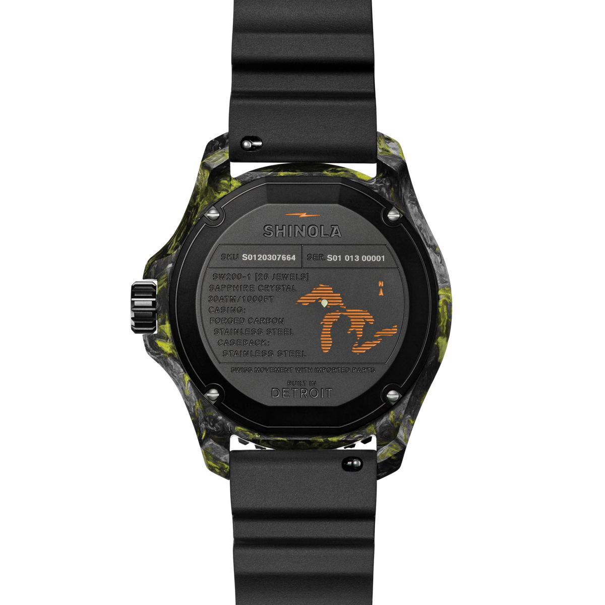 Forged Carbon Monster Watch