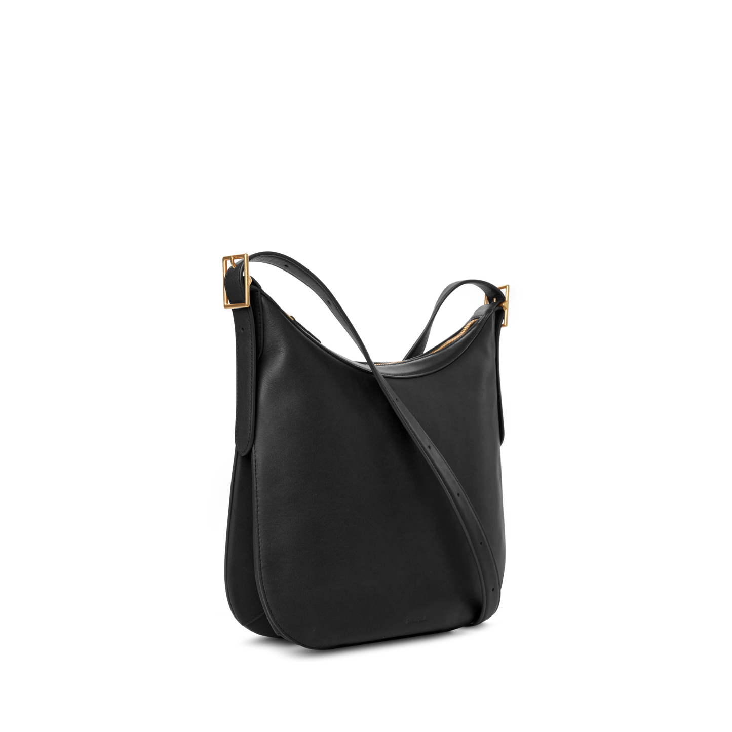 Medium Accordion Crossbody - Black