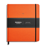 Large Hard Plain Sketchbook - Bold Orange