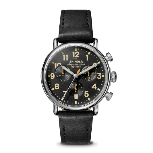 Runwell Chronograph Watch - Exclusive Black