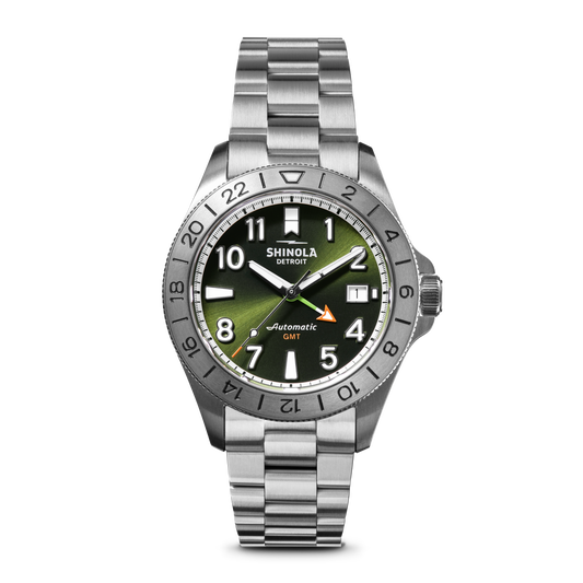 Monster GMT Automatic Watch - Dark Olive
