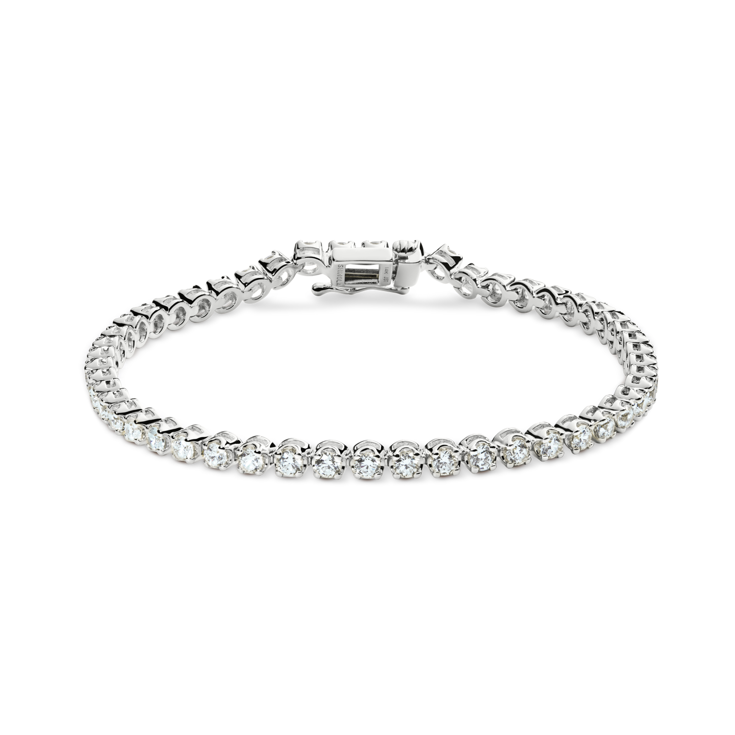 1 Carat Diamond Tennis Bracelet - White Gold