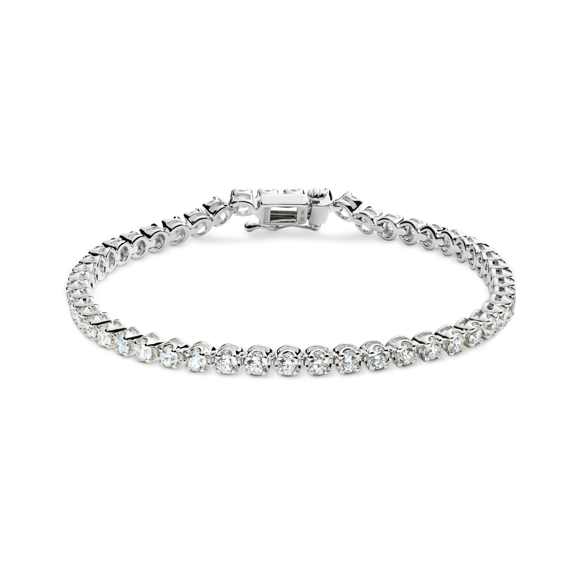 1 Carat Diamond Tennis Bracelet - White Gold