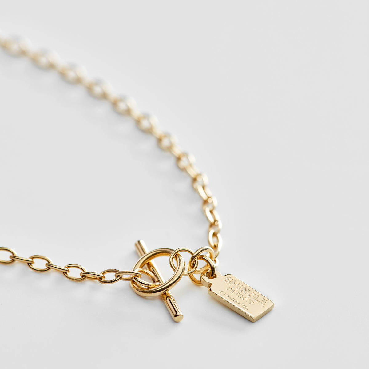 Runwell Watch Pendant Necklace - White