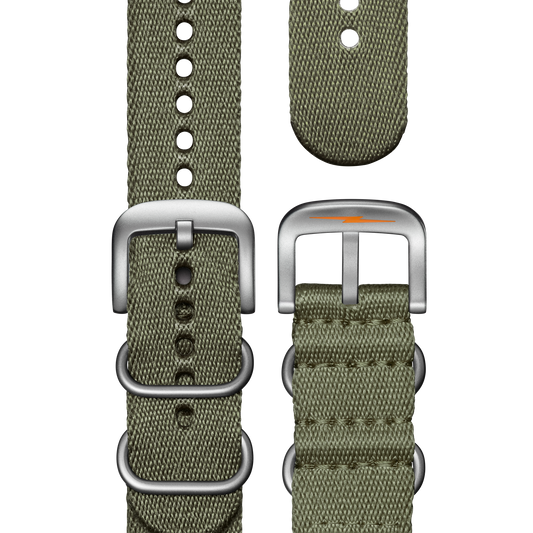 Strap: 22/22 Nylon, G10 Solid Classic, SbSSL - Khaki
