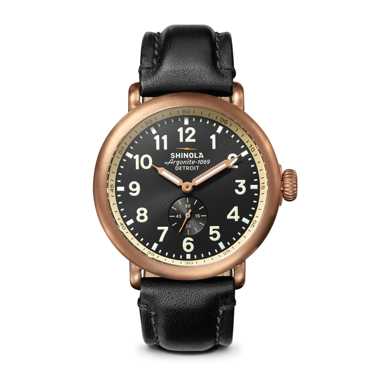 Bronze Runwell Watch - Black