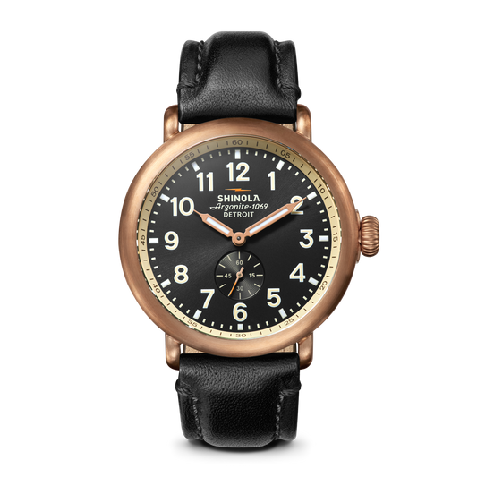 Bronze Runwell Watch - Black