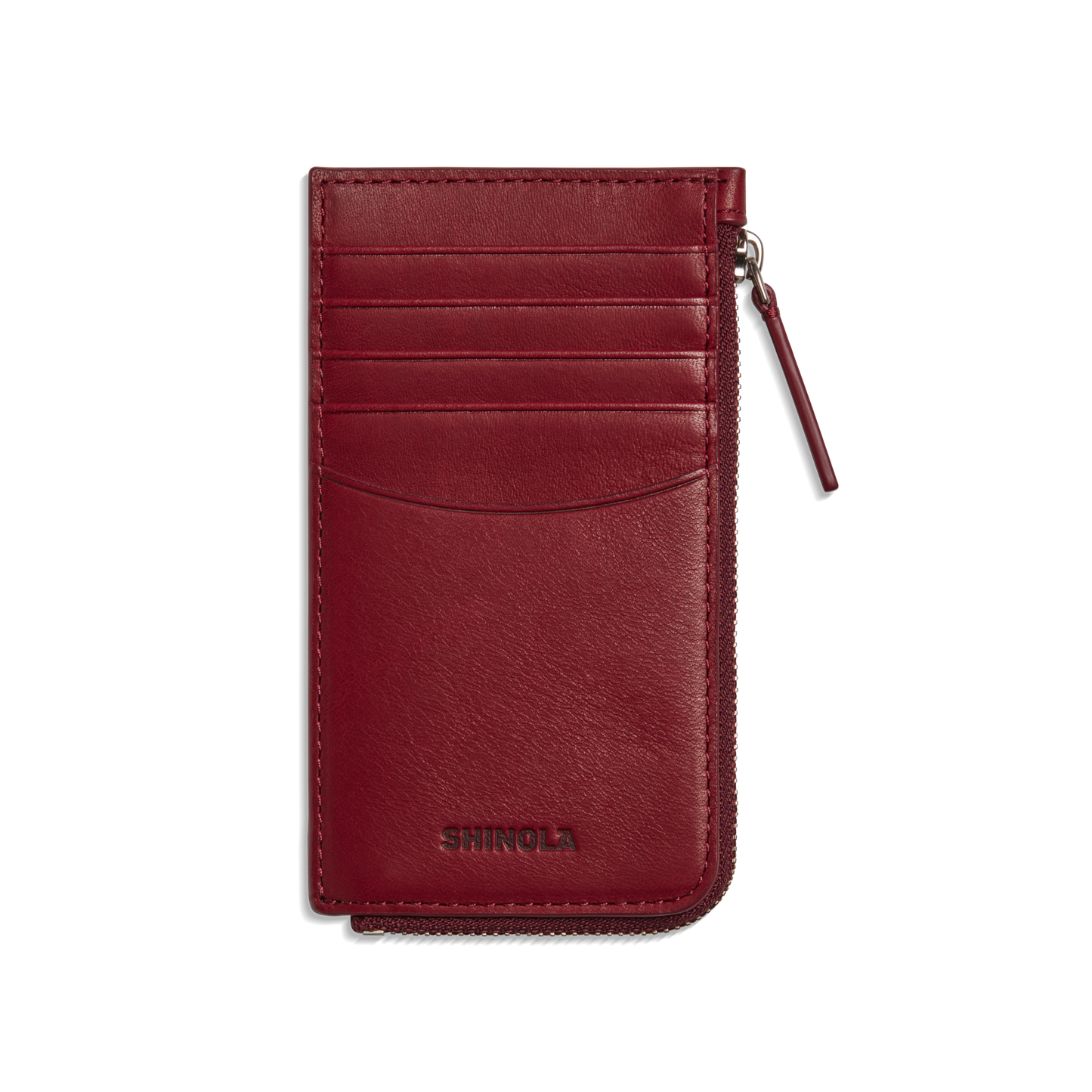 Zip Around Card Case - Ruby