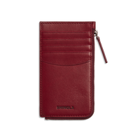 Zip Around Card Case - Ruby