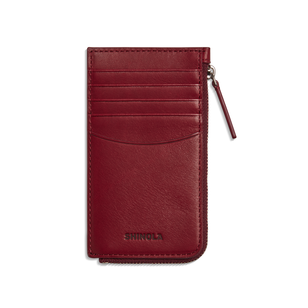 Zip Around Card Case - Ruby