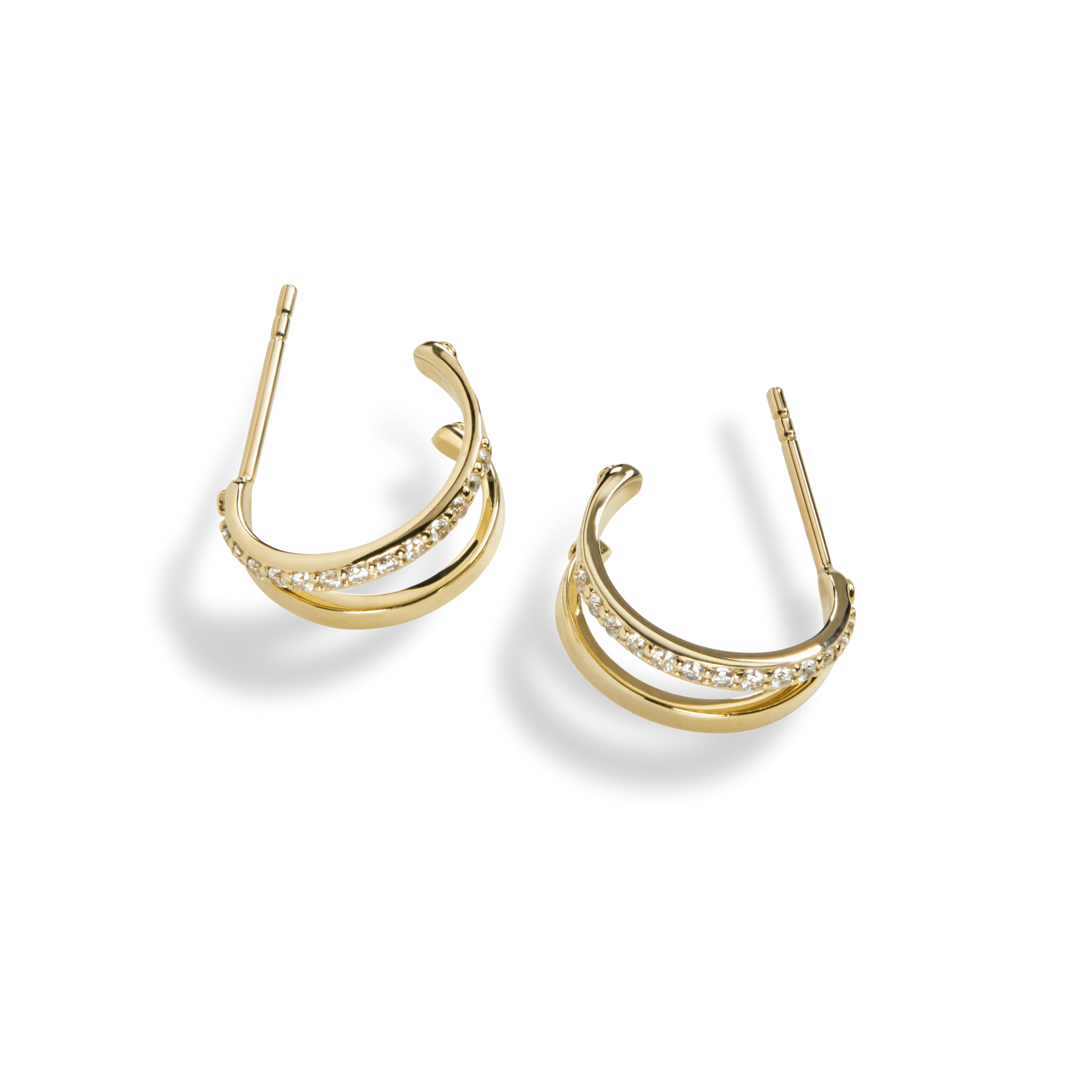 Diamond Rivet Huggies