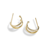 Diamond Rivet Huggies
