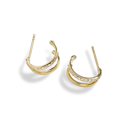 Diamond Rivet Huggies