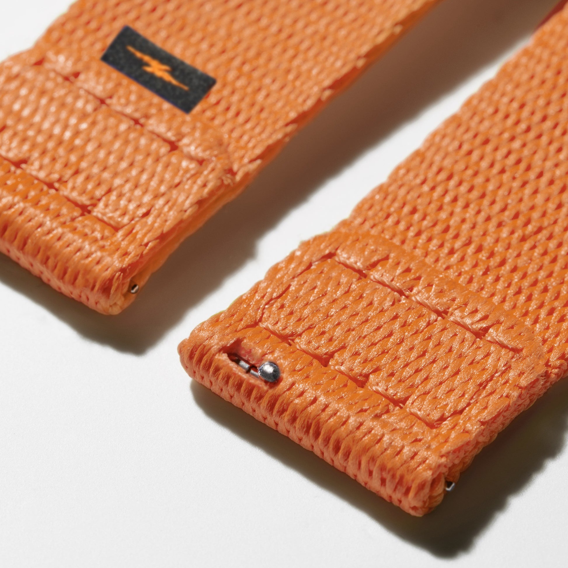 20mm Orange Split Nylon Apple Watch Strap - Orange