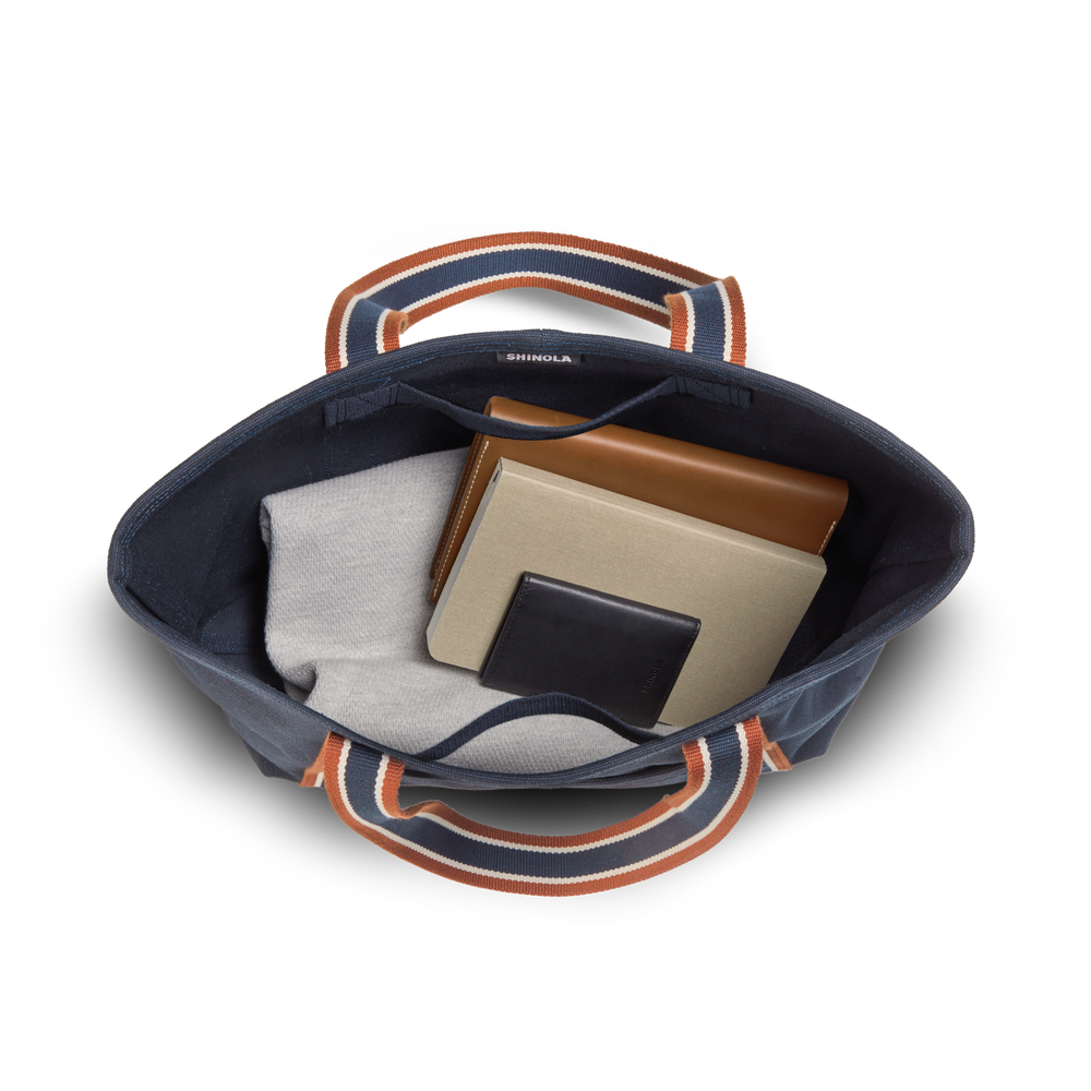 Small Easy Canvas Tote - Navy