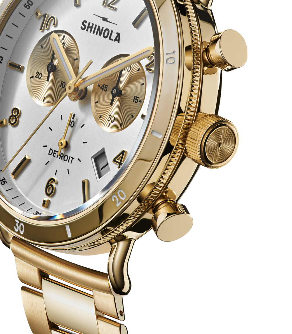 Canfield Sport Chronograph Watch - Silver