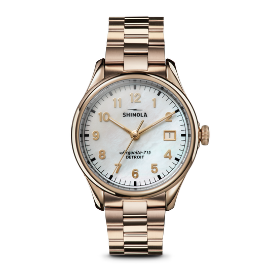 Vinton Watch- Mother Of Pearl