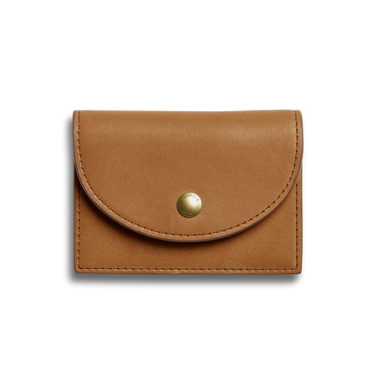 Birdy Accordion Card Holder - Tan