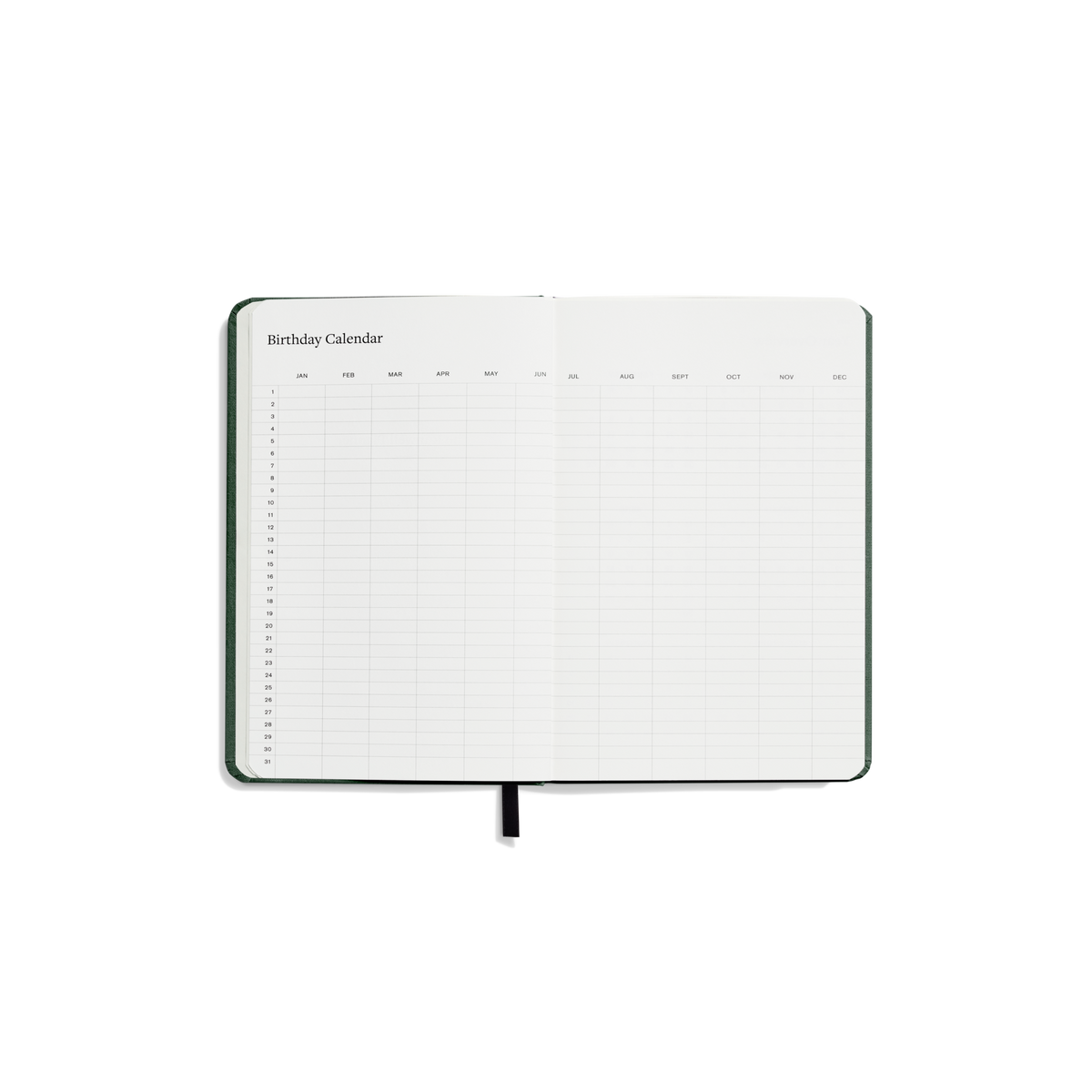 2027 12-Month Runwell Planner - Forest