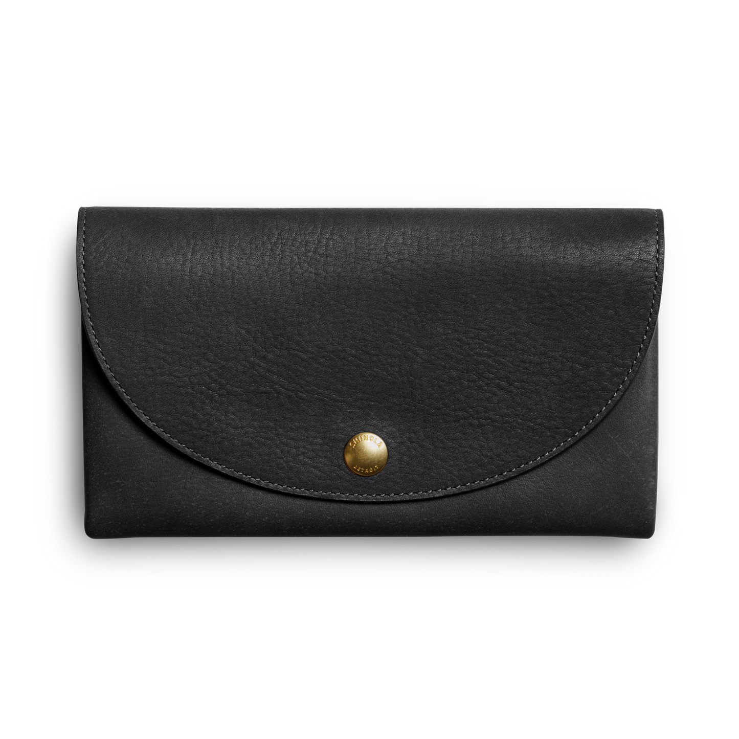 Birdy Large Snap Wallet - Black
