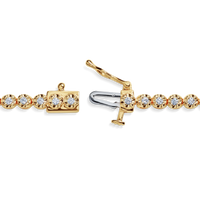 1.84 Carat 6.5" Diamond Tennis Bracelet - Yellow Gold