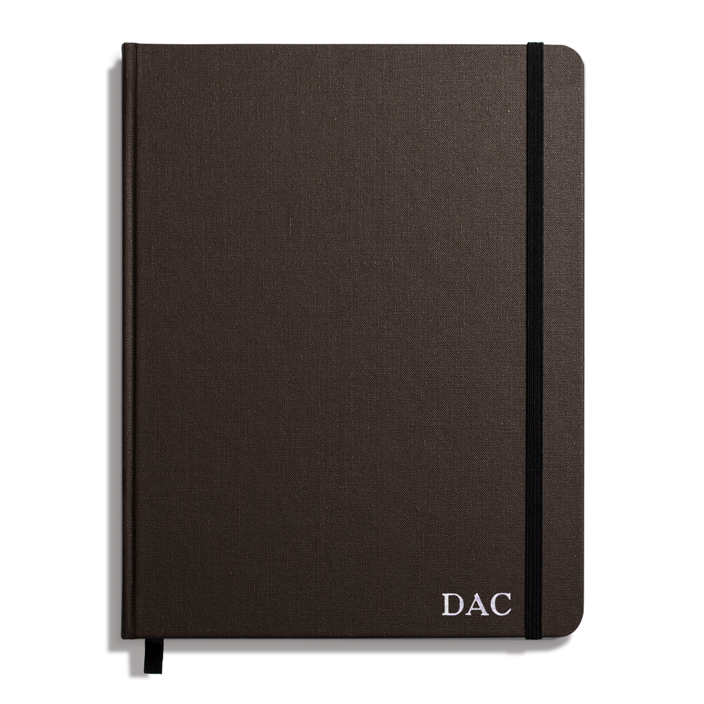 Large Hard Ruled Journal - Espresso