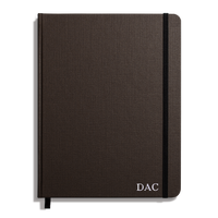 Large Hard Ruled Journal - Espresso