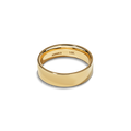6mm Flat Yellow Gold Band