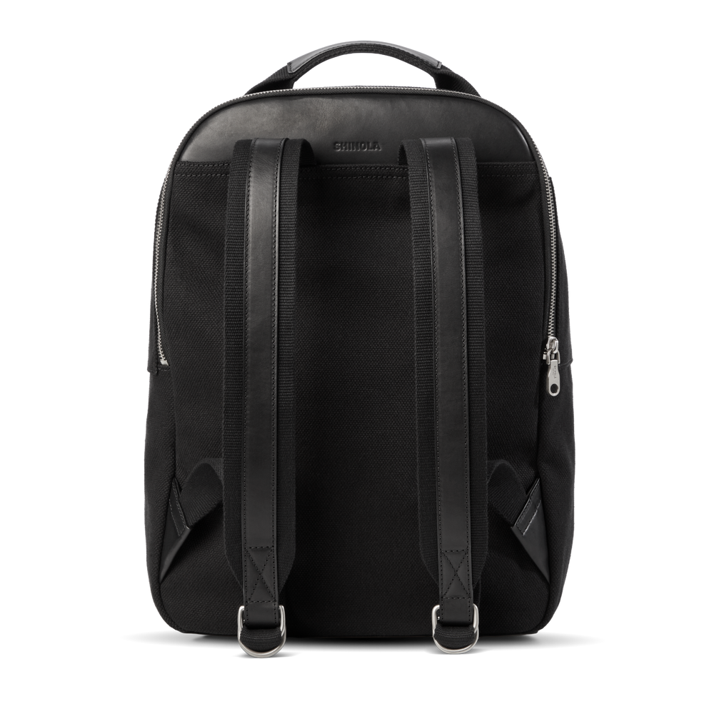 Runwell Canvas Backpack - Black
