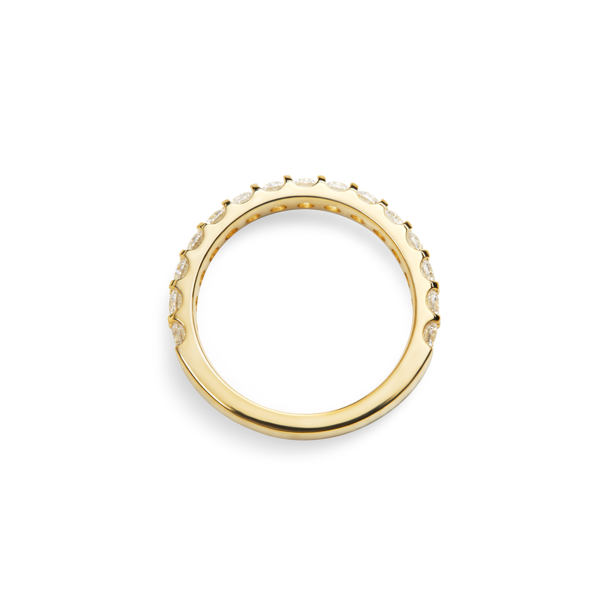 1 Carat Diamond Anniversary Band - Yellow Gold