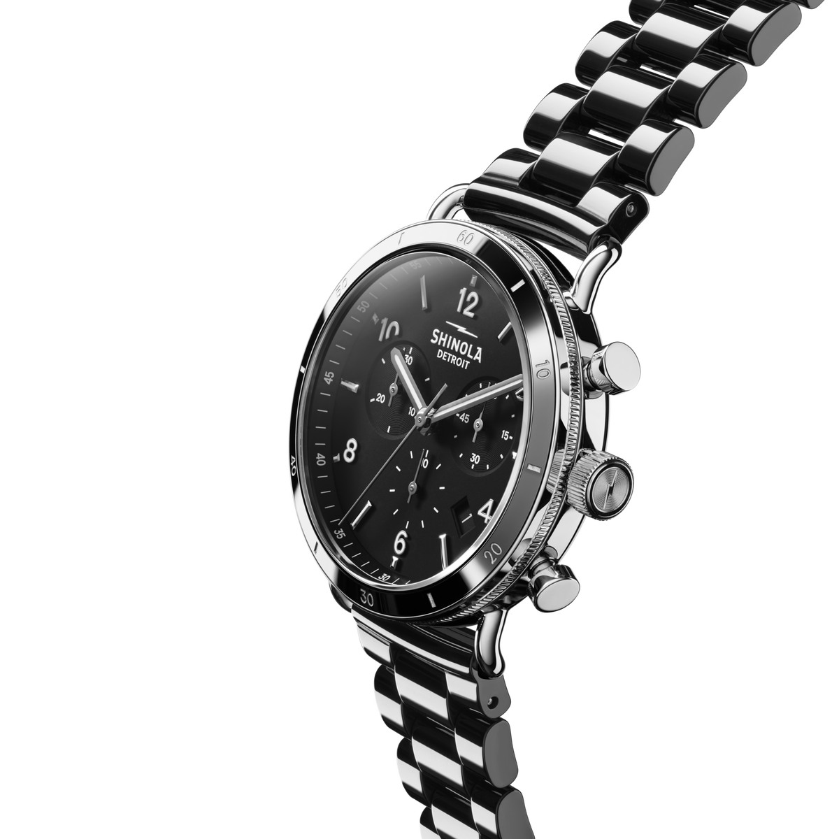 Canfield Sport Chronograph Watch - Black
