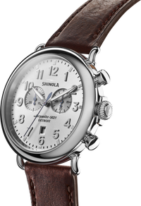 Runwell Chronograph Watch - Silver