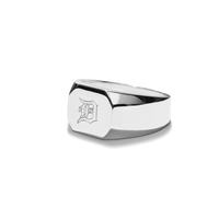 Octagonal Signet Ring - Sterling Silver