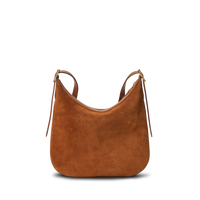 Medium Bixby Crossbody - Tan Suede