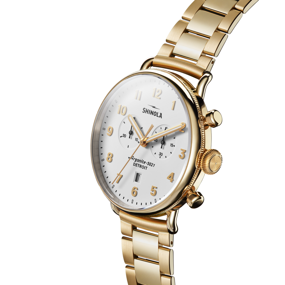 Canfield Chronograph Watch - White