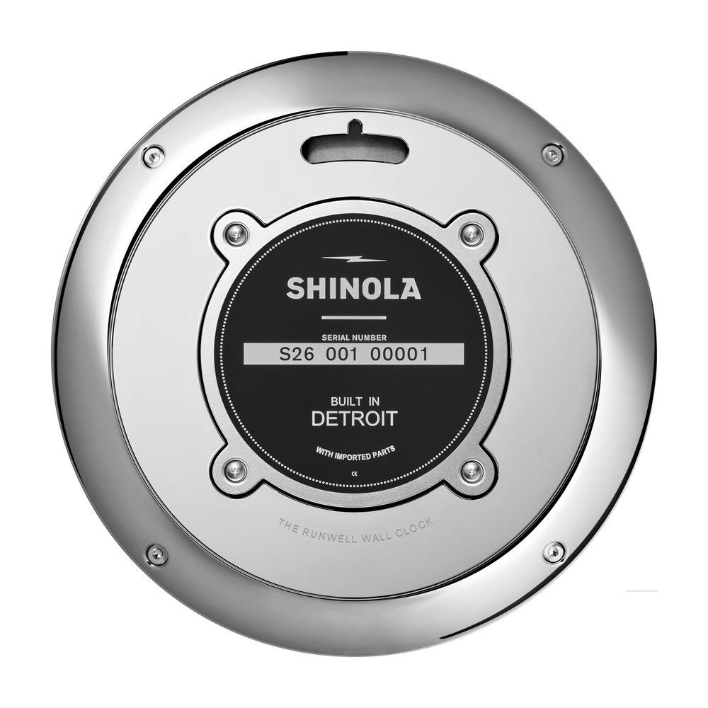 14" Runwell Clock - Black