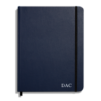 Large Hard Ruled Journal - Navy