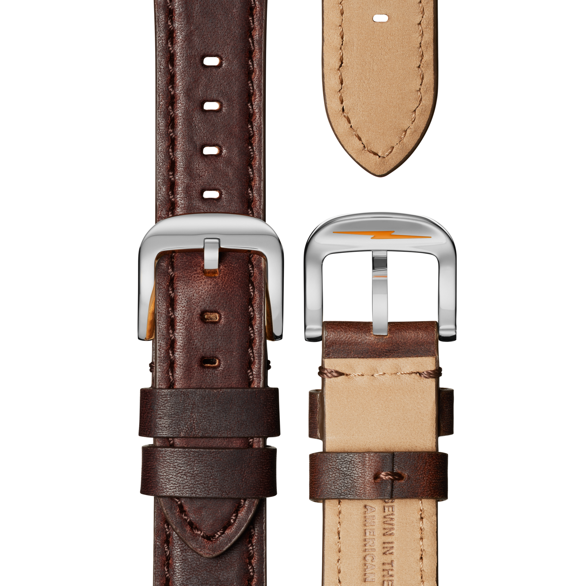 Canfield Chronograph Watch - Cattail Leather Strap Canfield Chronograph Watch - Cattail Leather Strap