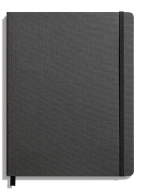 Large Soft Ruled Journal - Charcoal