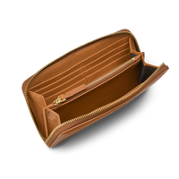 Continental Zip Wallet - Tan